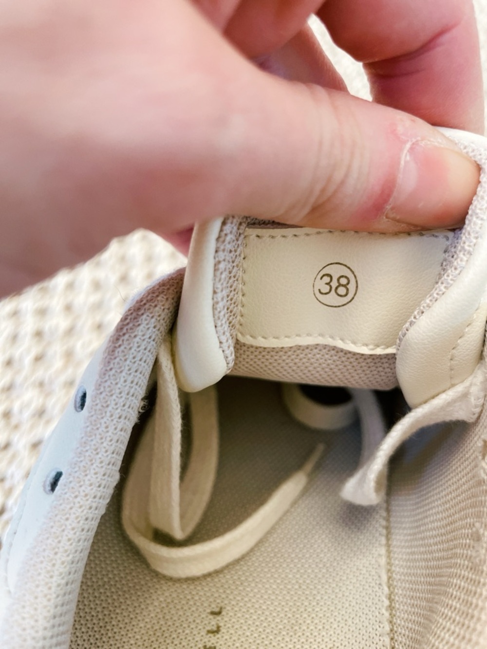Oliver Cabell Womens Vegan 481 Cream Sneakers S 38 - Picture 13 of 13